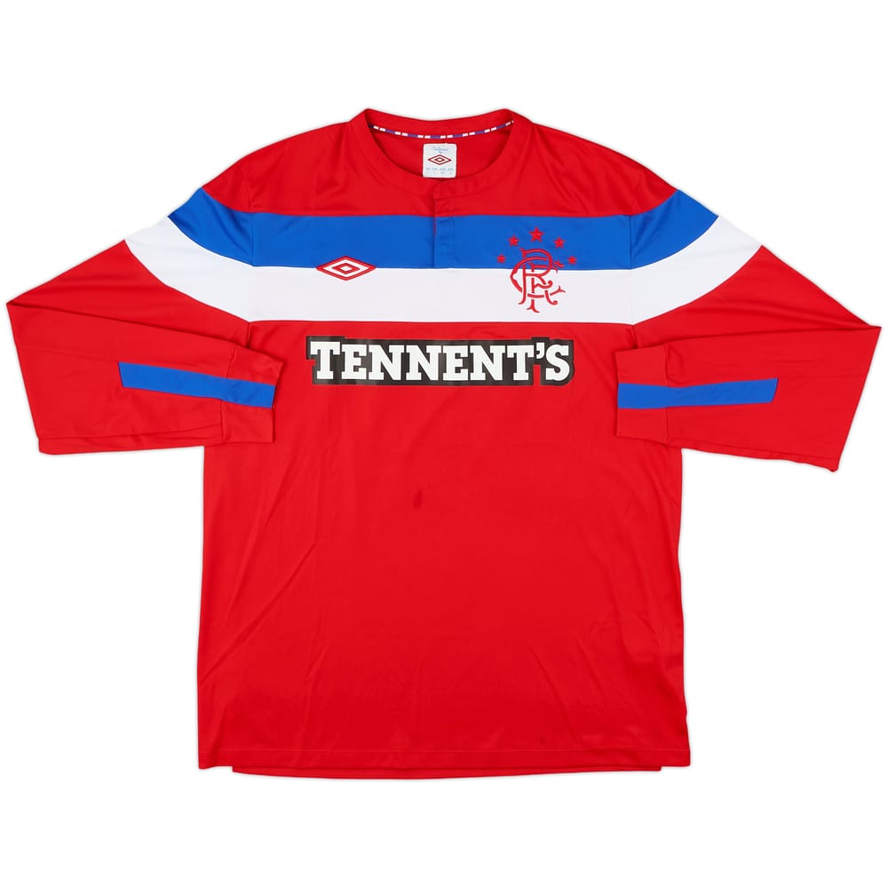 2011-12 Rangers Away L/S Shirt - 7/10 - (L)