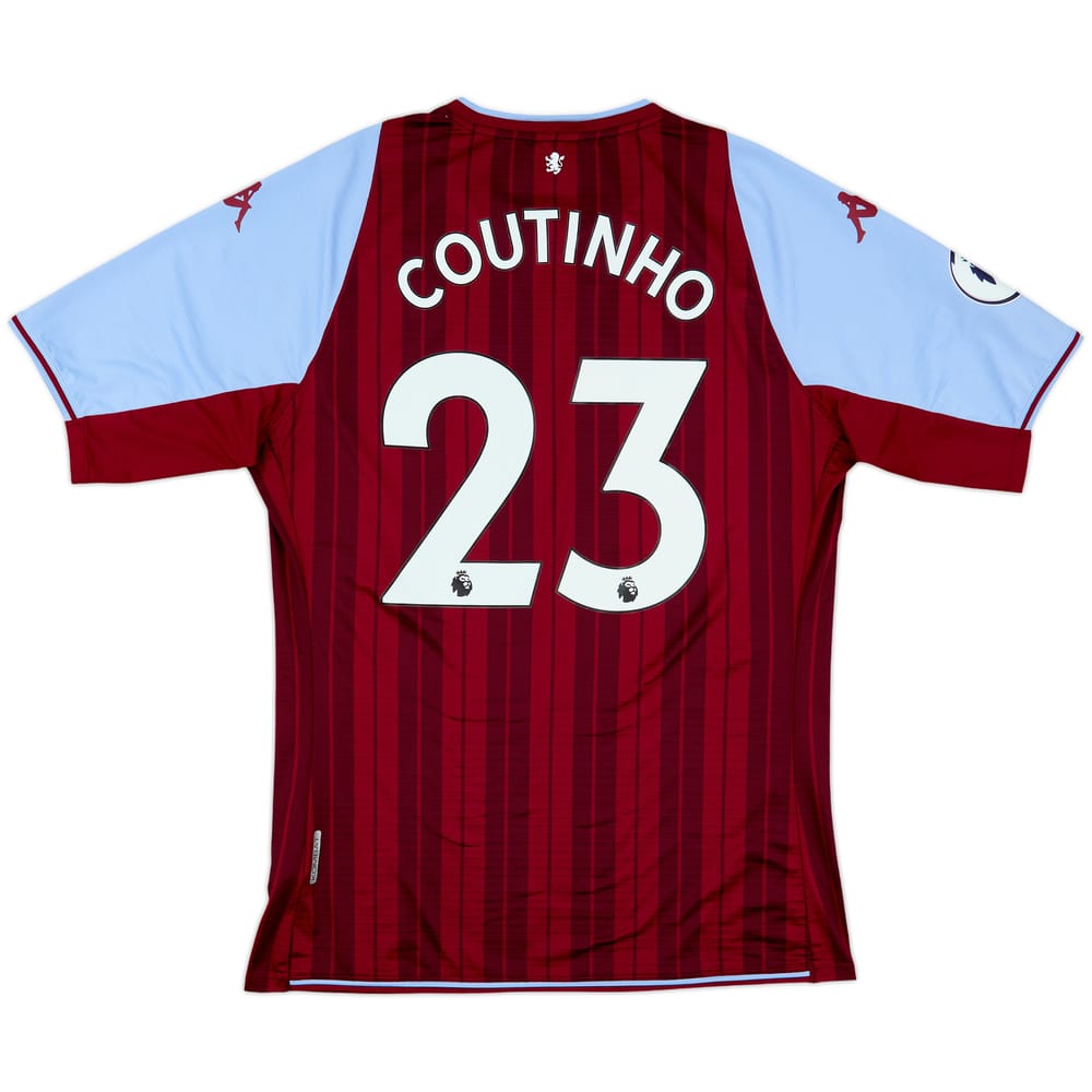 2021-22 Aston Villa Home Shirt Coutinho #23 - 8/10 - (3XL)