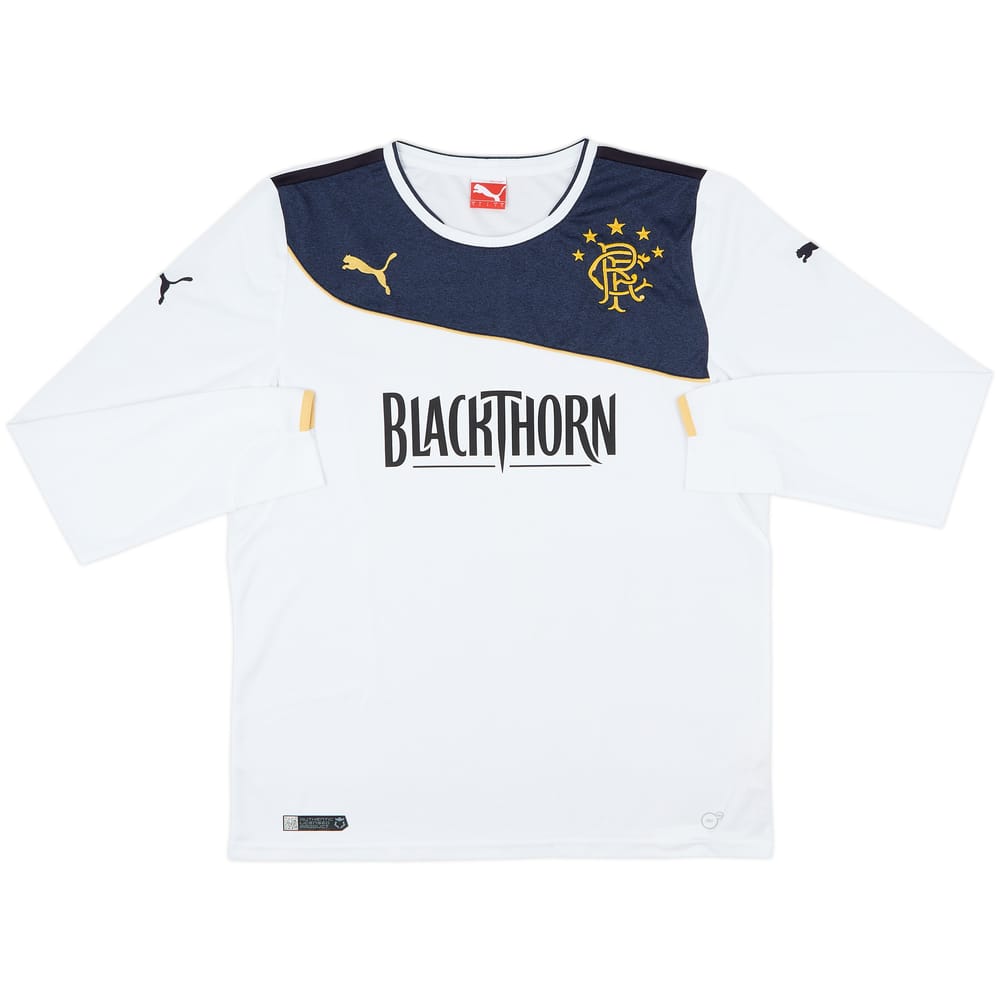 2013-14 Rangers Away L/S Shirt - 9/10 - (L)