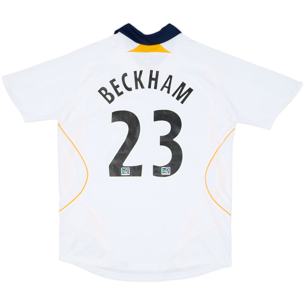 2007-08 LA Galaxy Home Shirt Beckham #23 - 8/10 - (M)