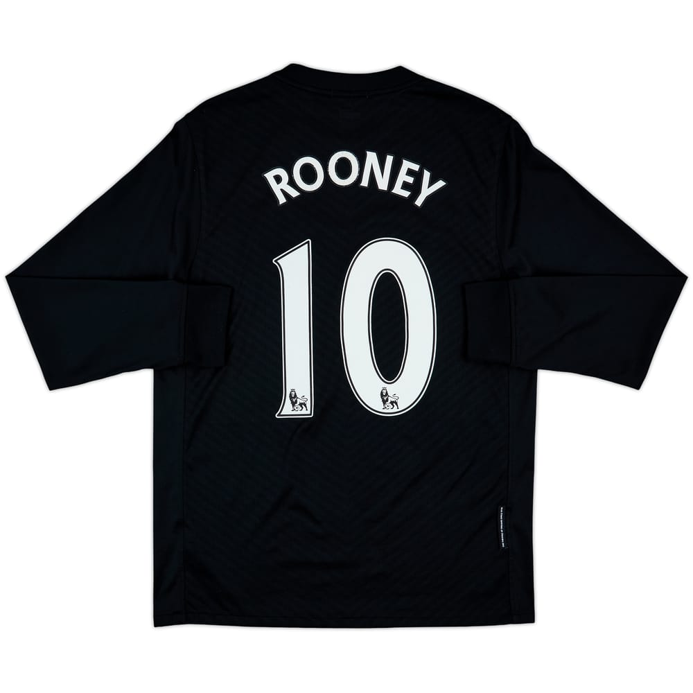 2009-10 Manchester United Away L/S Shirt Rooney #10 - 6/10 - (S)