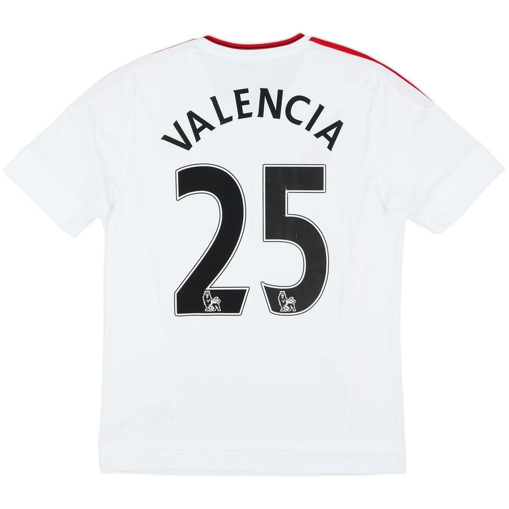 2015-16 Manchester United Away Shirt Valencia #25 - 7/10 - (M)
