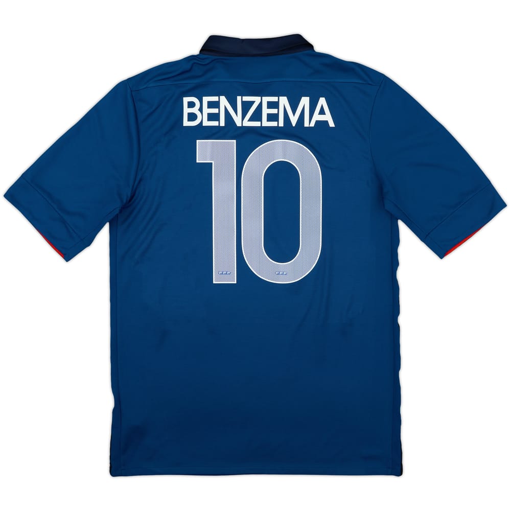 2011-12 France Home Shirt Benzema #10 - 7/10 - (M)