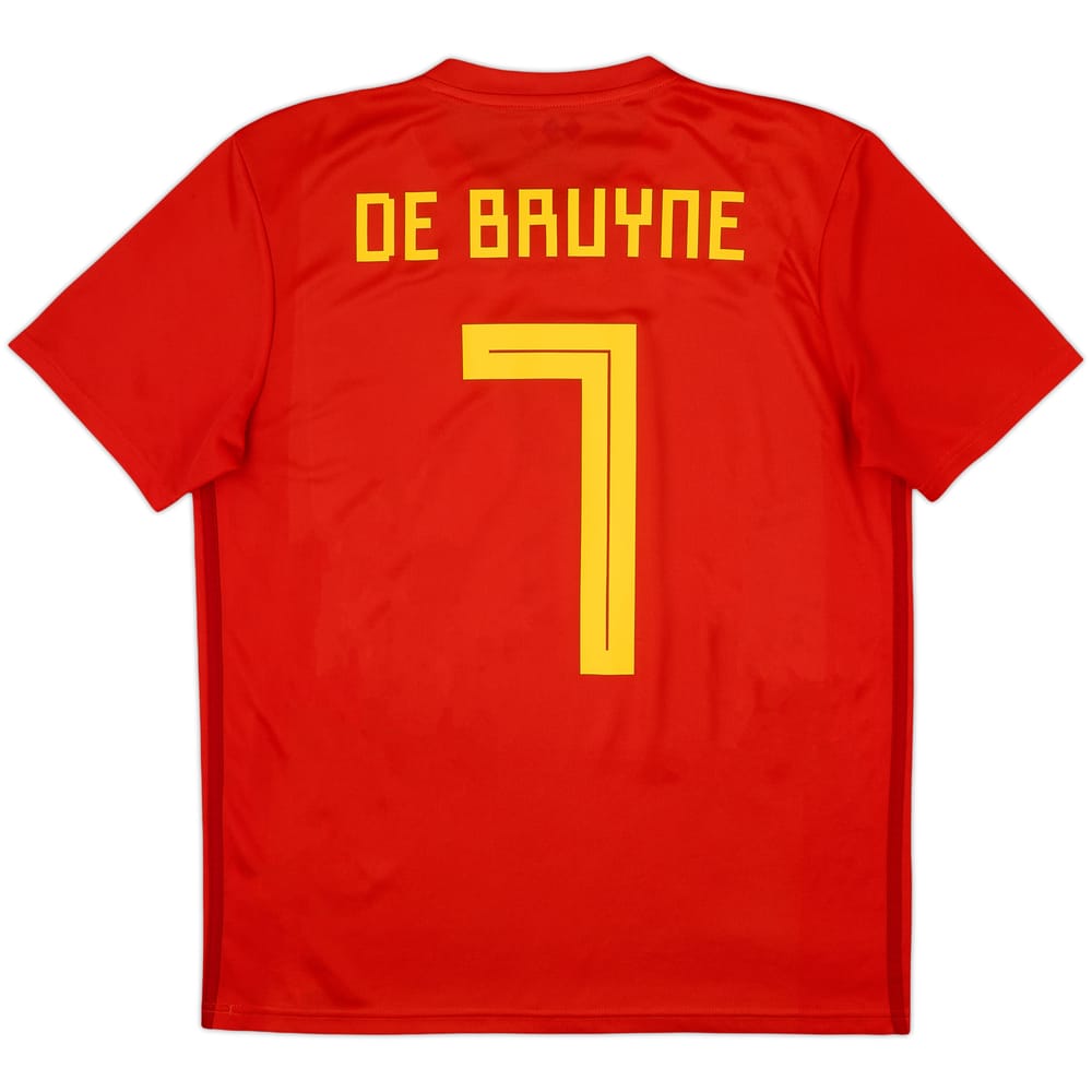 2018-19 Bélgica Camiseta Local De Bruyne #7 - 7/10 - (M)