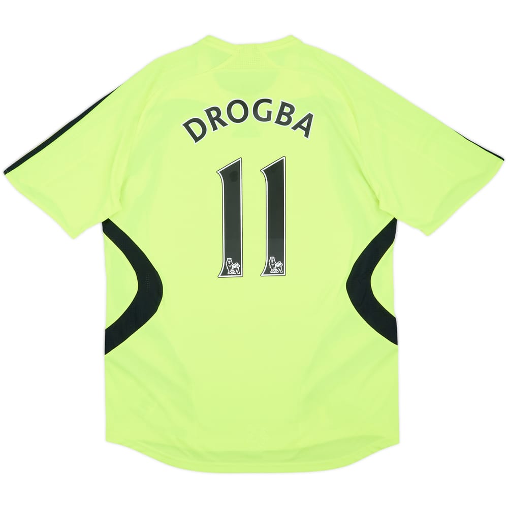 2007-08 Chelsea Away Shirt Drogba #11 - 7/10 - (L)