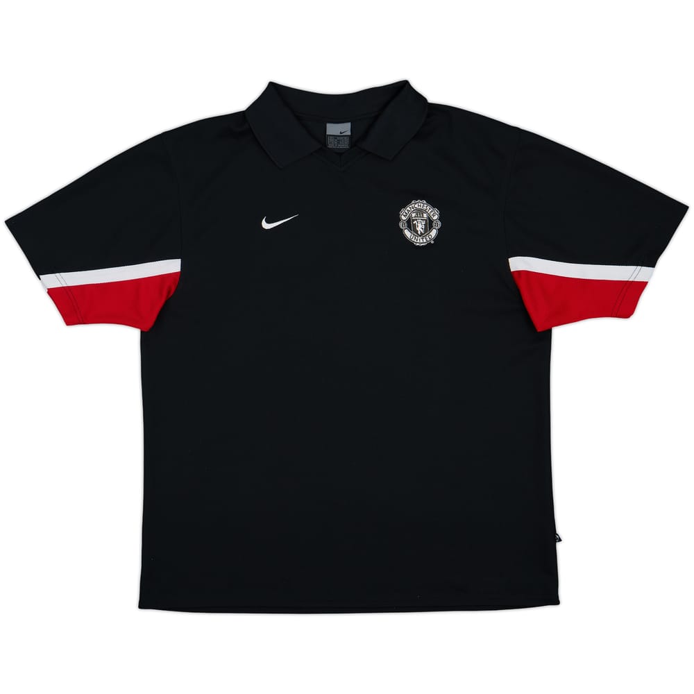 2003-04 Manchester United Nike Polo Shirt - 10/10 - (L)