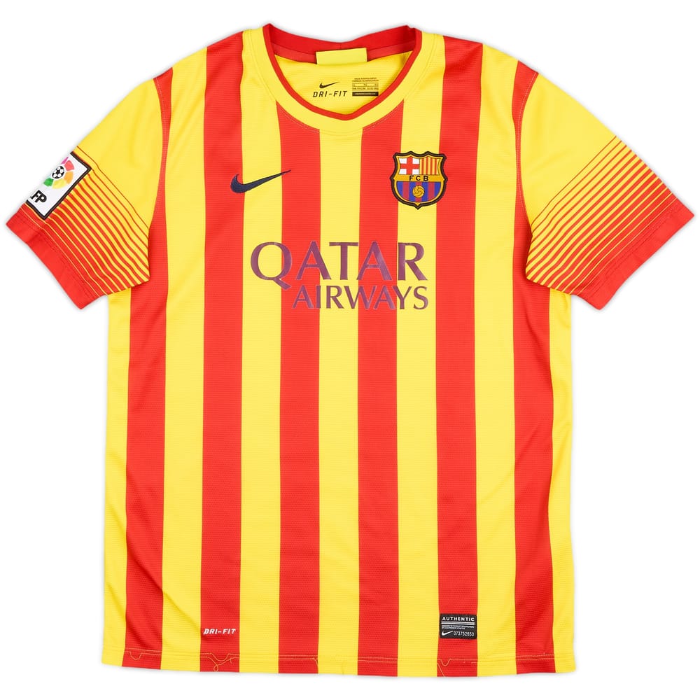 2013-15 Barcelona Away Shirt - 9/10 - (XL.Boys)
