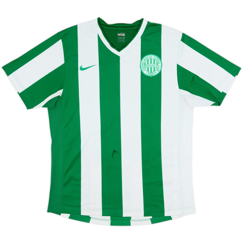 2007-08 Ferencvaros Player Issue Home Shirt - 4/10 - (L)