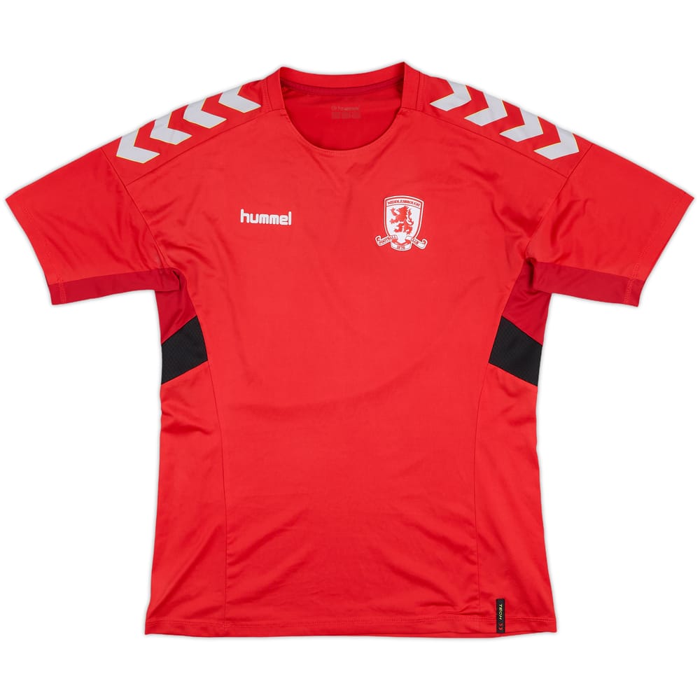2018-19 Middlesbrough Hummel Training Shirt - 8/10 - (M)