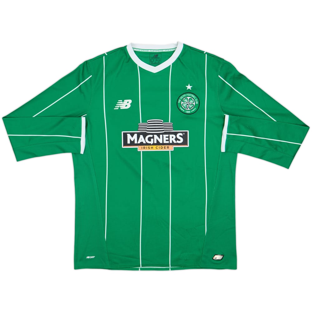 2015-16 Celtic Away L/S Shirt - 7/10 - (M)