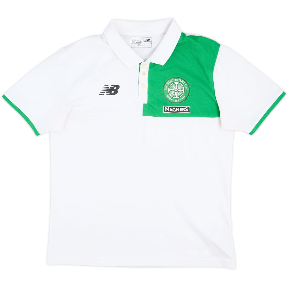 2015-16 Celtic New Balance Polo Shirt - 9/10 - (M)