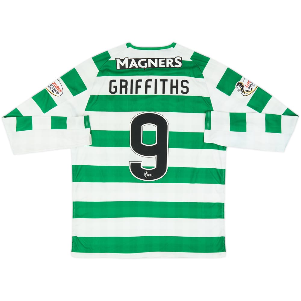 2018-19 Celtic Home L/S Shirt Griffiths #9 - 5/10 - (M)