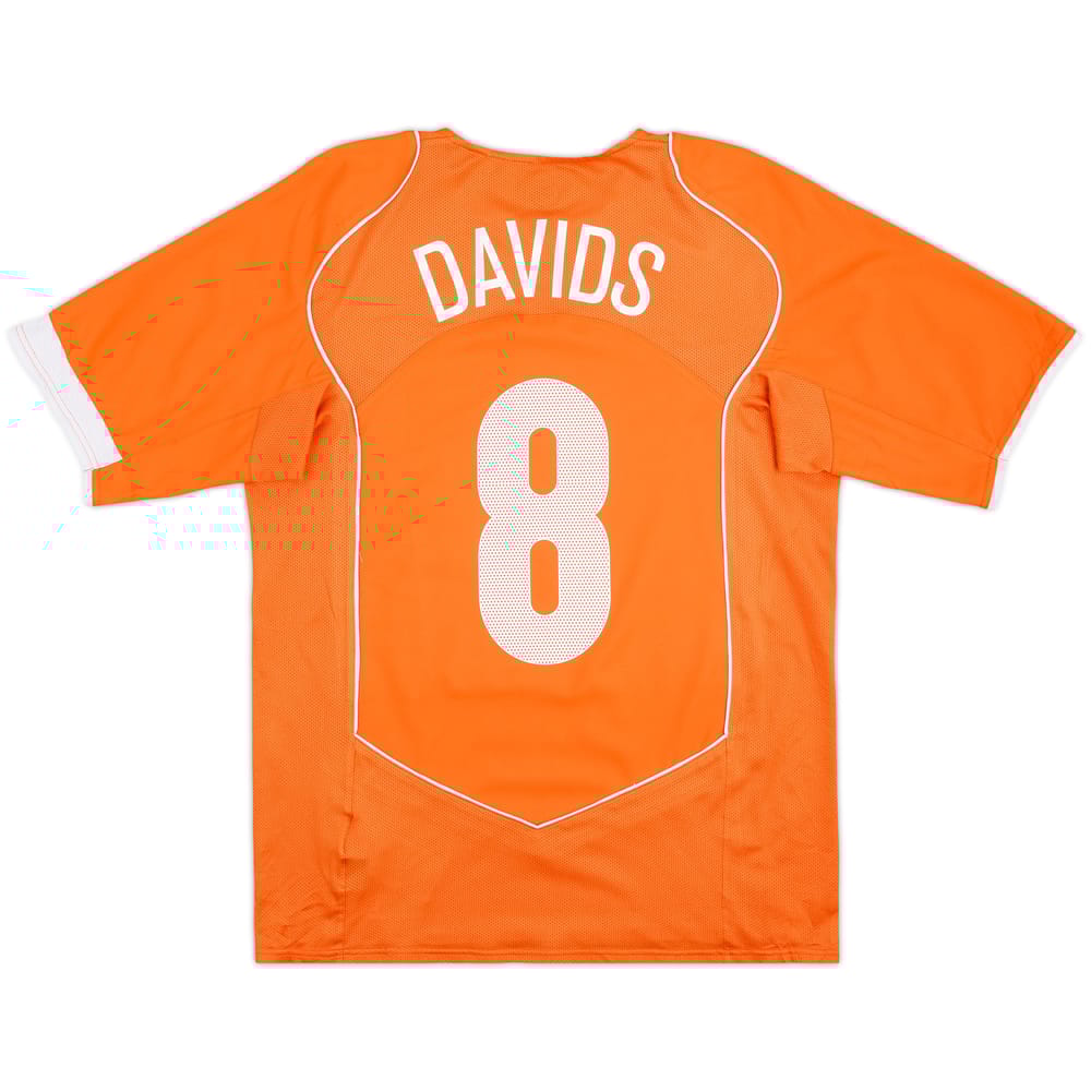 2004-06 Netherlands Home Shirt Davids #8 - 8/10 - (M)