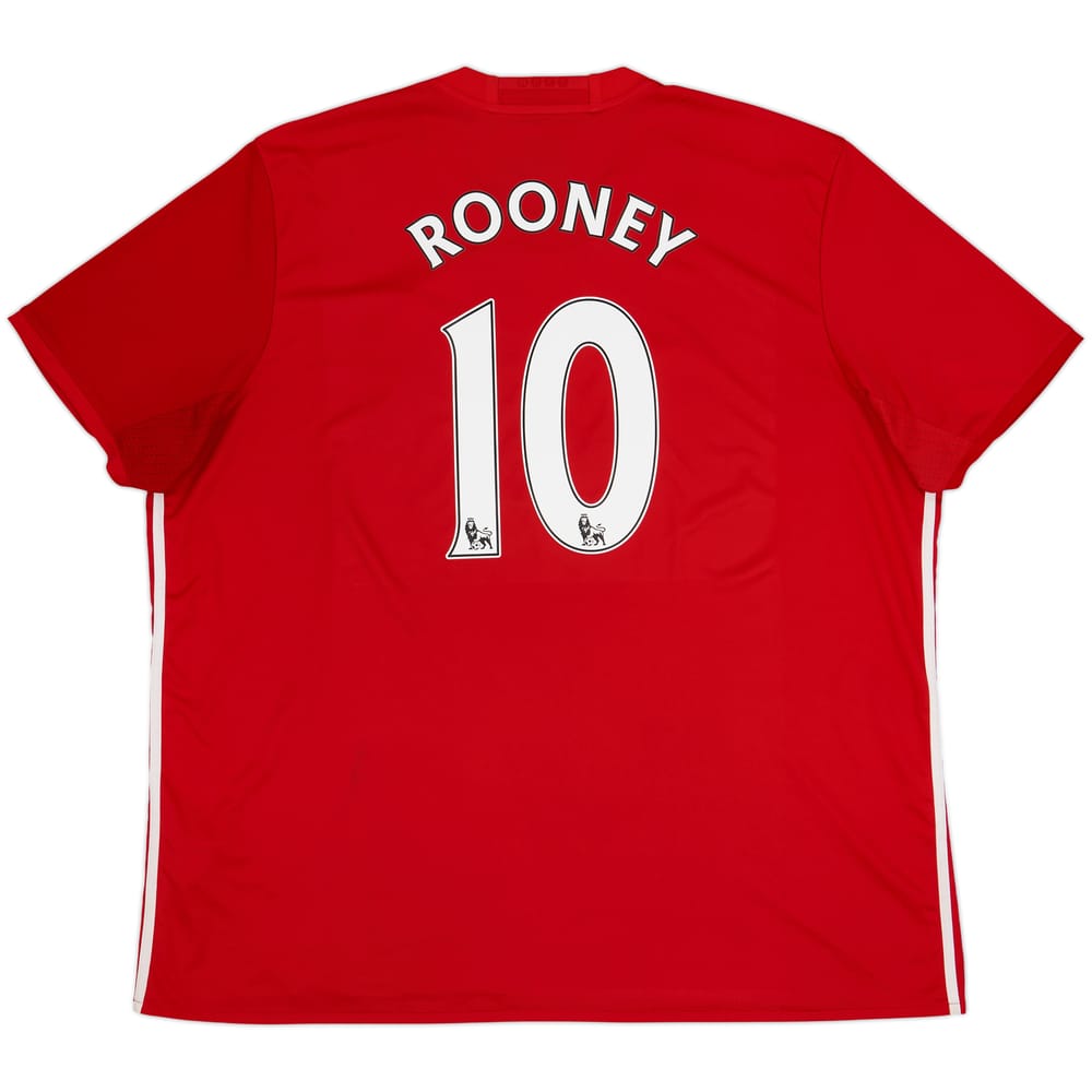 2016-17 Manchester United Home Shirt Rooney #10 - 7/10 - (3XL)