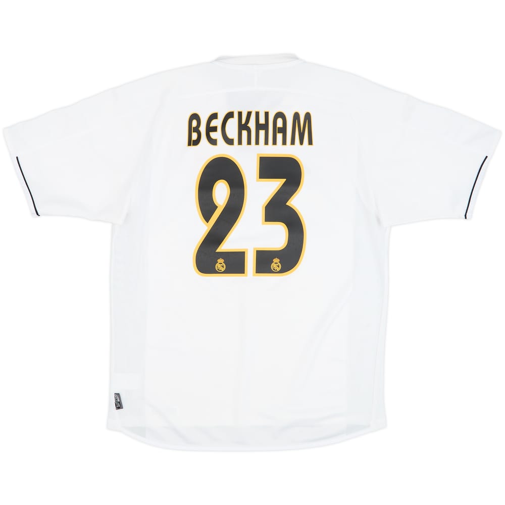 2003-04 Real Madrid Home Shirt Beckham #23 - 6/10 - (M)