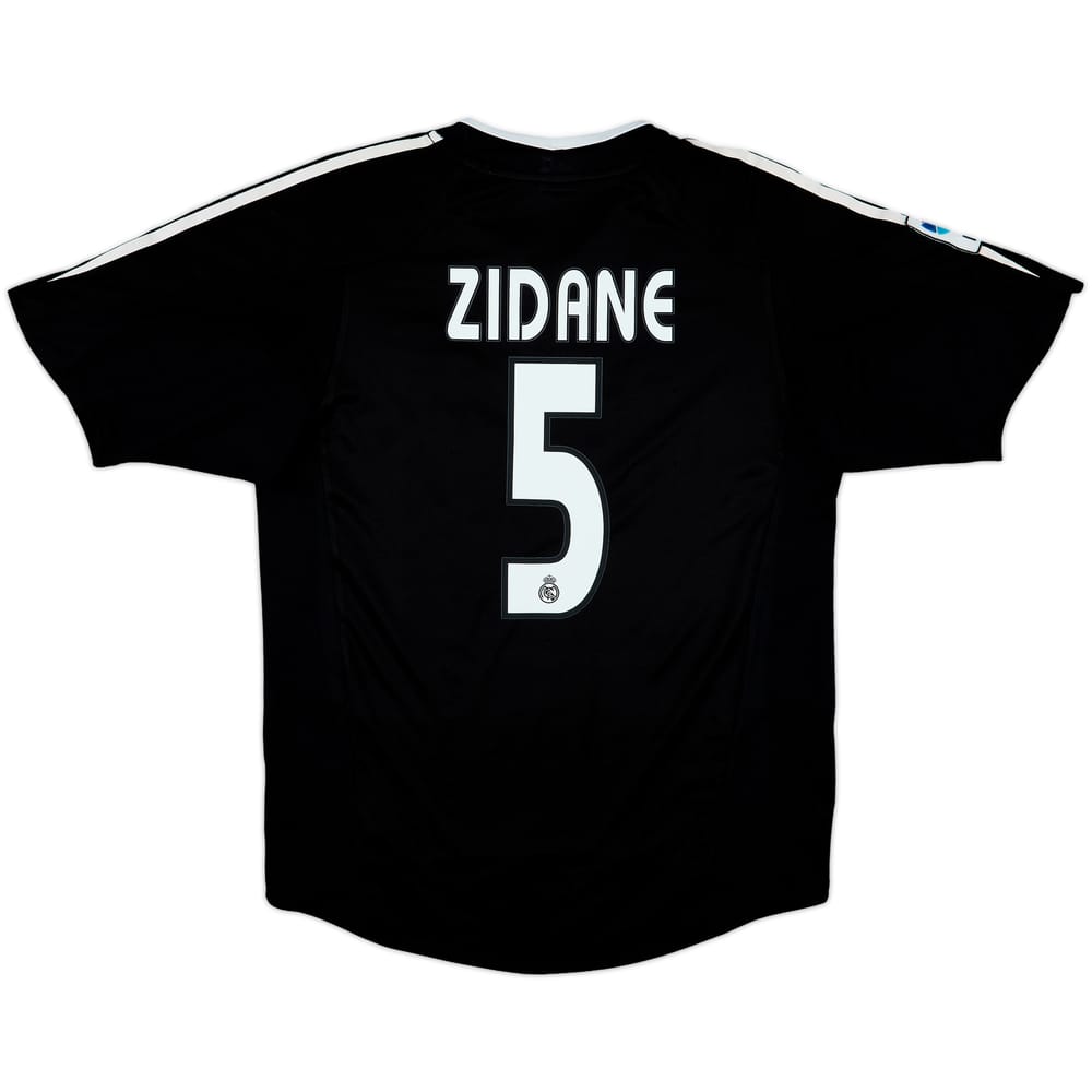 2004-05 Real Madrid Away Shirt Zidane #5 - 6/10 - (S)