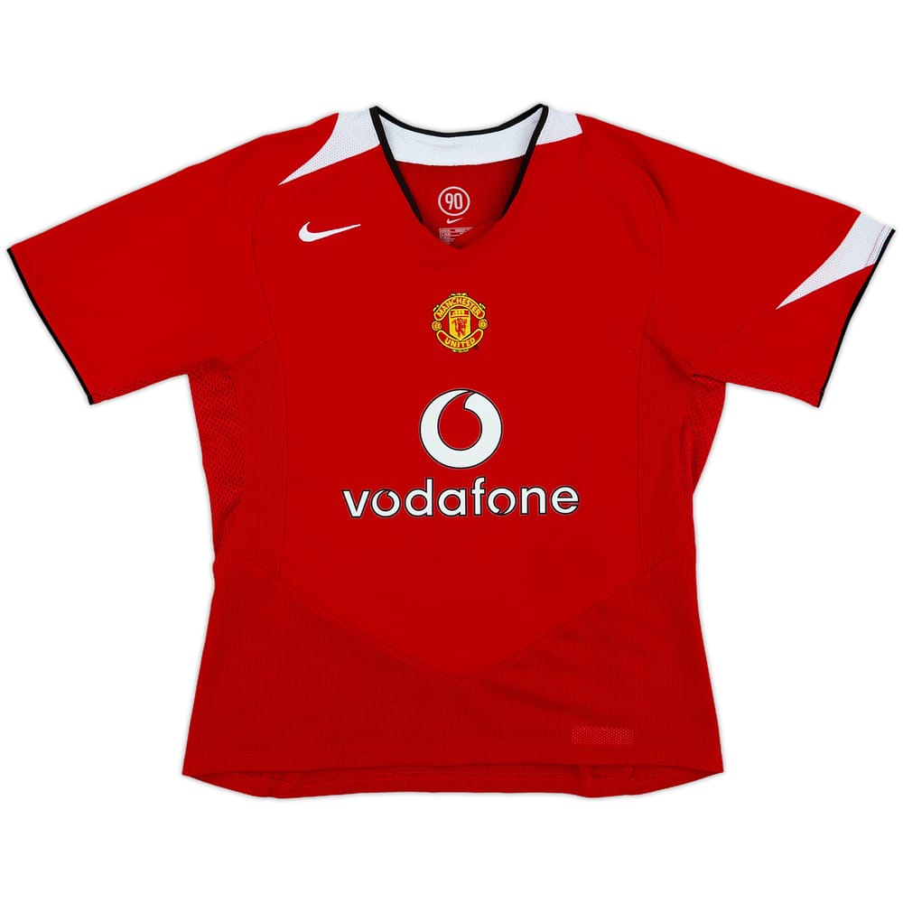 2004-06 Manchester United Home Shirt - 8/10 - (Women's M)