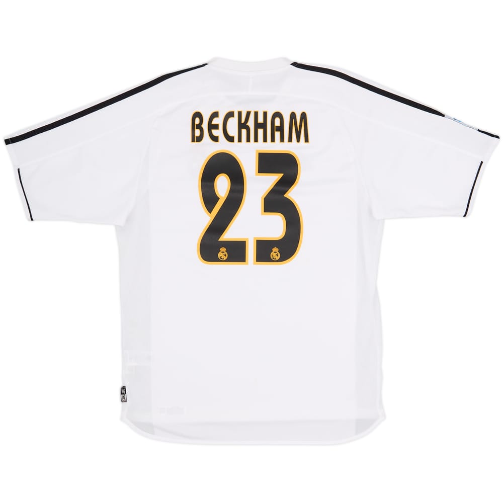 2003-04 Real Madrid Home Shirt Beckham #23 - 6/10 - (L)