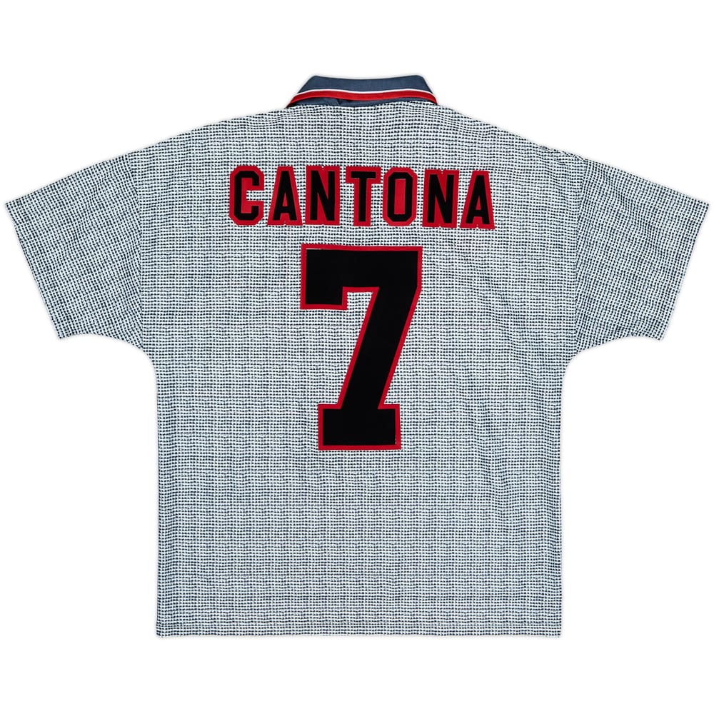 1995-96 Manchester United Away Shirt Cantona #7 - 9/10 - (M)