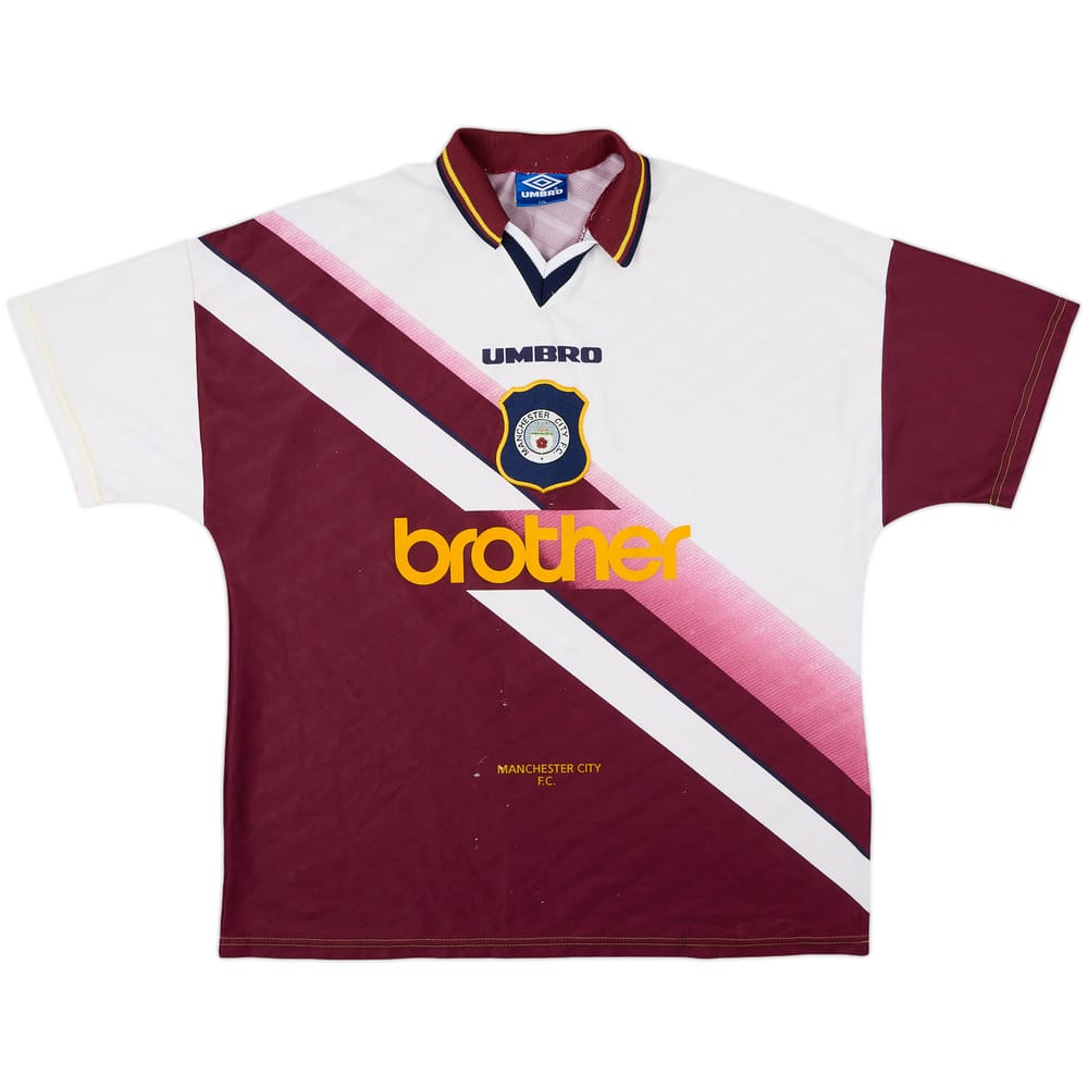 1996-97 Manchester City Away Shirt - 8/10 - (XXL)