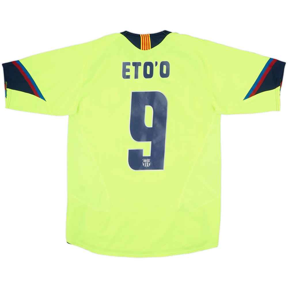 2005-06 Barcelona Away Shirt Eto'o #9 - 9/10 - (S)