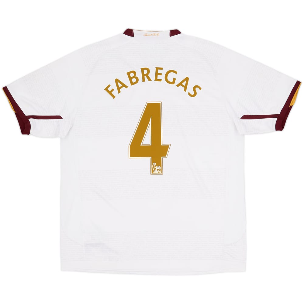 2007-08 Arsenal Camiseta Visitante Fabregas #4 - 8/10 - (L)