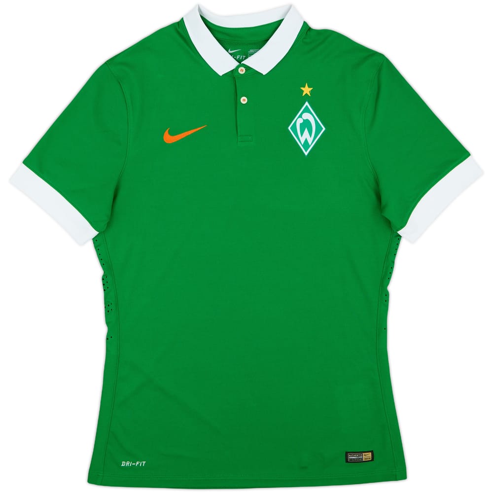 2014-15 Werder Bremen Authentic Home Shirt - 10/10 - (L)