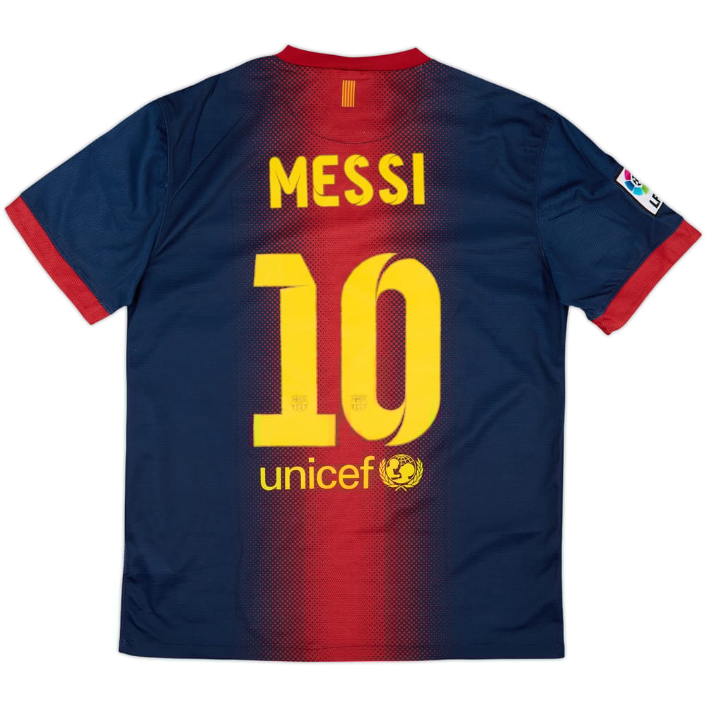 2012-13 Barcelona Home Shirt Messi #10 - 8/10 - (L)