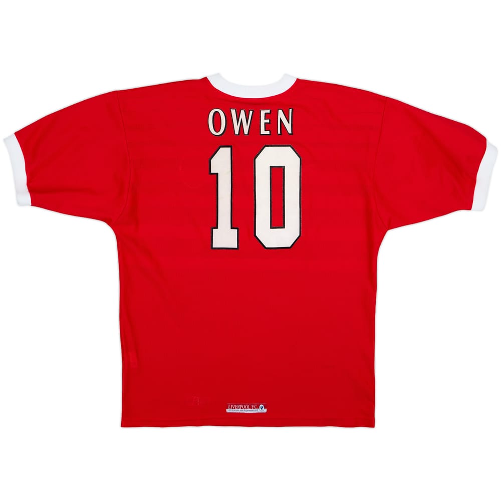 1998-00 Liverpool Home Shirt Owen #10 - 9/10 - (L)