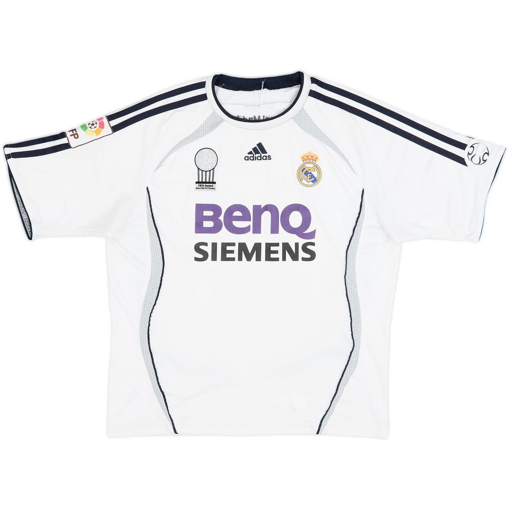 2006-07 Real Madrid Home Shirt - 6/10 - (L.Boys)