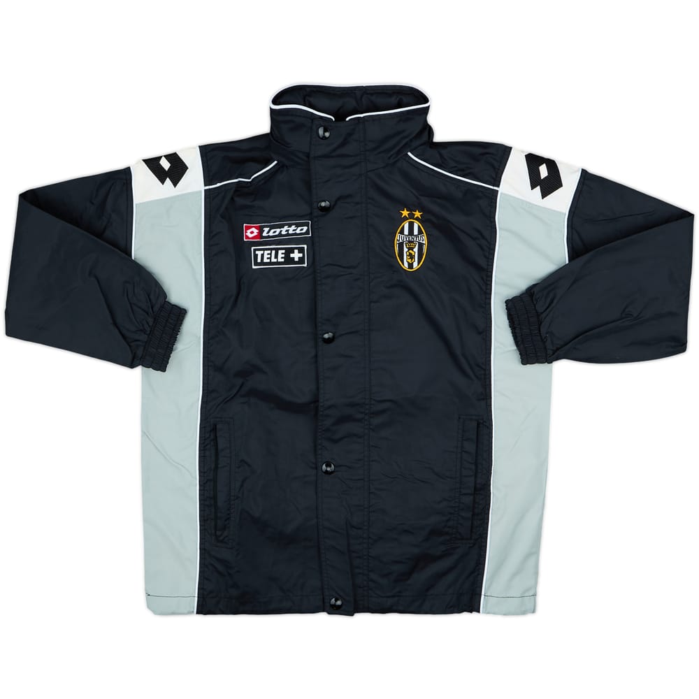 2000-01 Juventus Lotto Hooded Rain Jacket - 10/10 - (XL.Boys)
