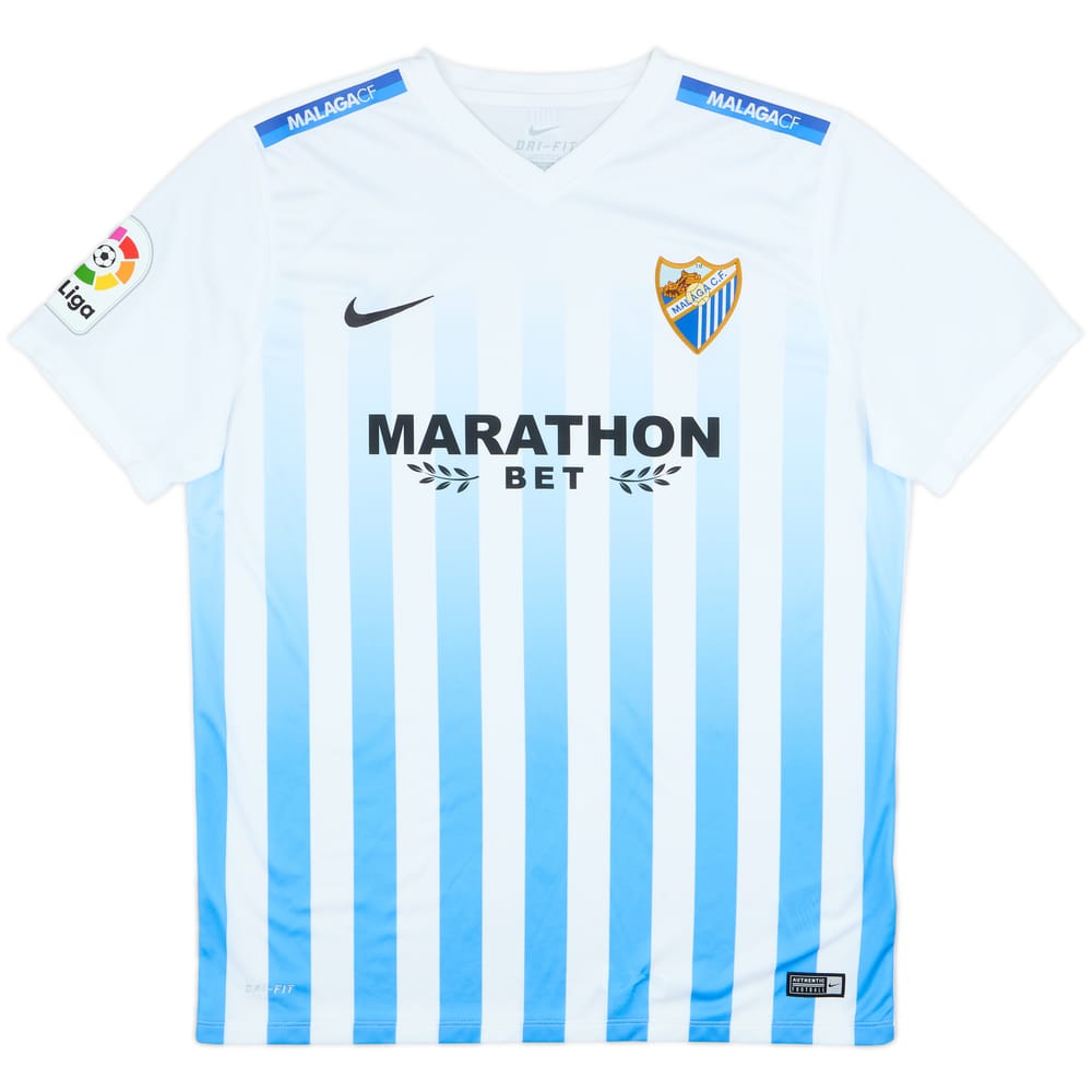 2016-17 Malaga Home Shirt - 8/10 - (XL)