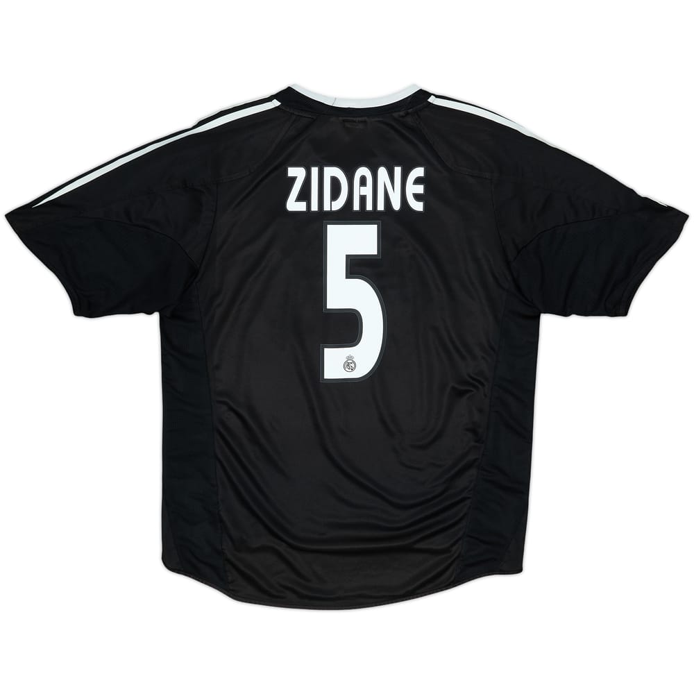 2004-05 Real Madrid Away Shirt Zidane #5 - 8/10 - (M)