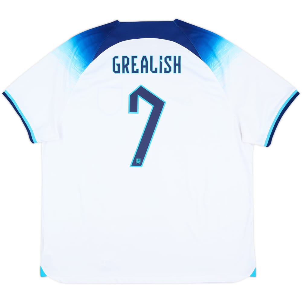 2022-23 England Home Shirt Grealish #7 - 10/10 - (XXL)