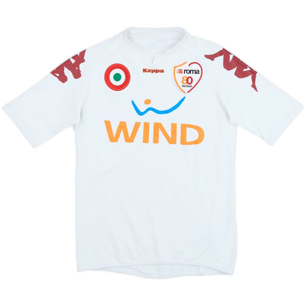 2007-08 Roma Away Shirt - 8/10 - (S)
