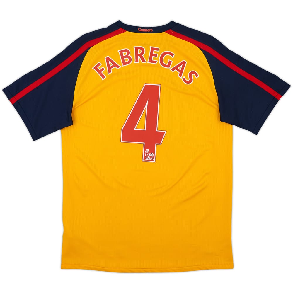 2008-09 Arsenal Away Shirt Fabregas #4 - 8/10 - (S)