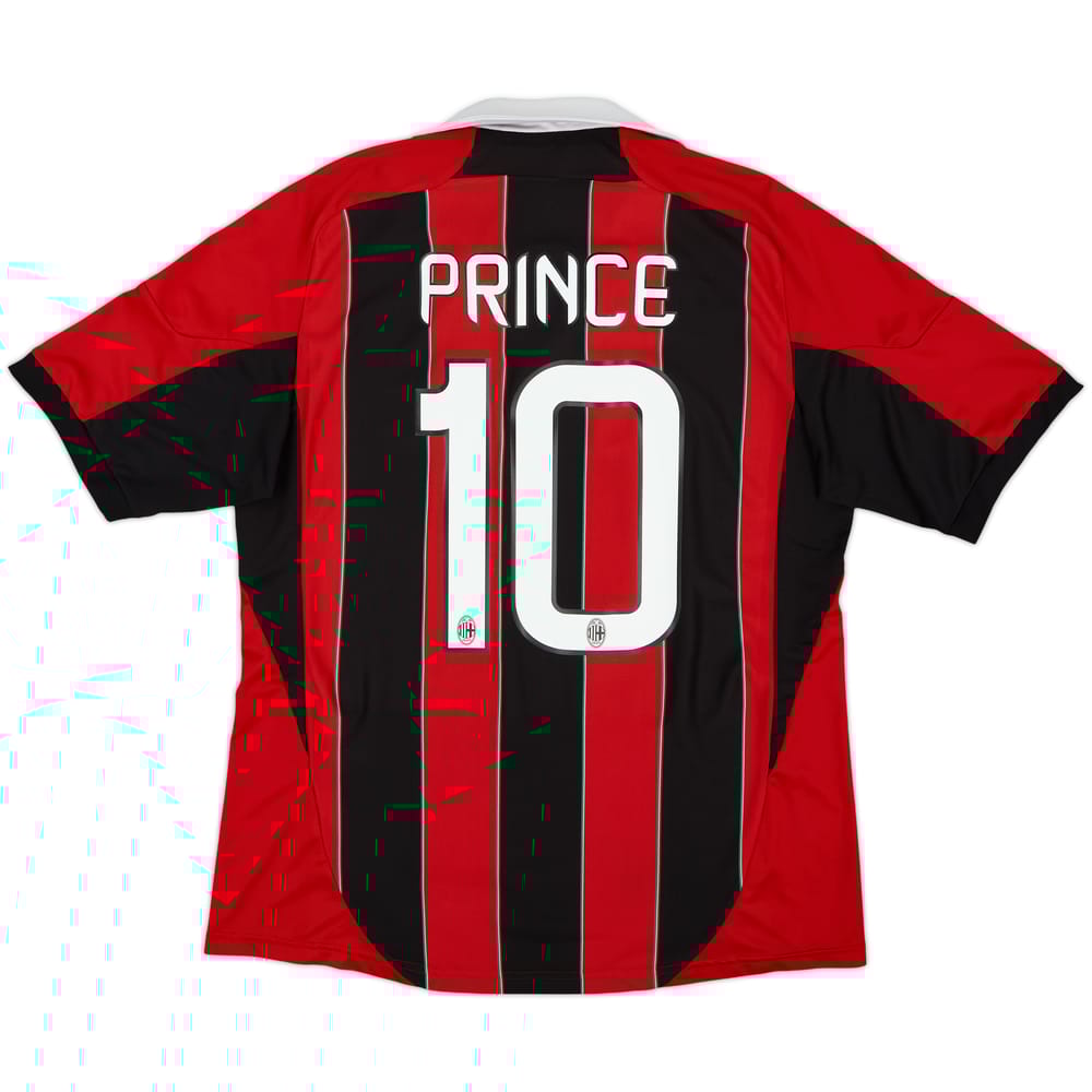 2012-13 AC Milan Home Shirt Prince #10 - 6/10 - (L)
