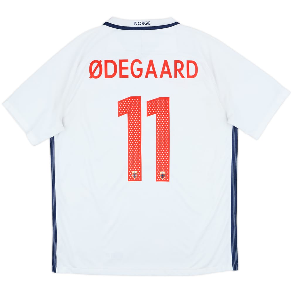 2016-18 Norway Away Shirt Ødegaard #11 - 7/10 - (L)