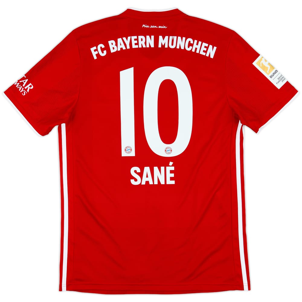 2020-21 Bayern Munich Home Shirt Sane #10 - 8/10 - (M)