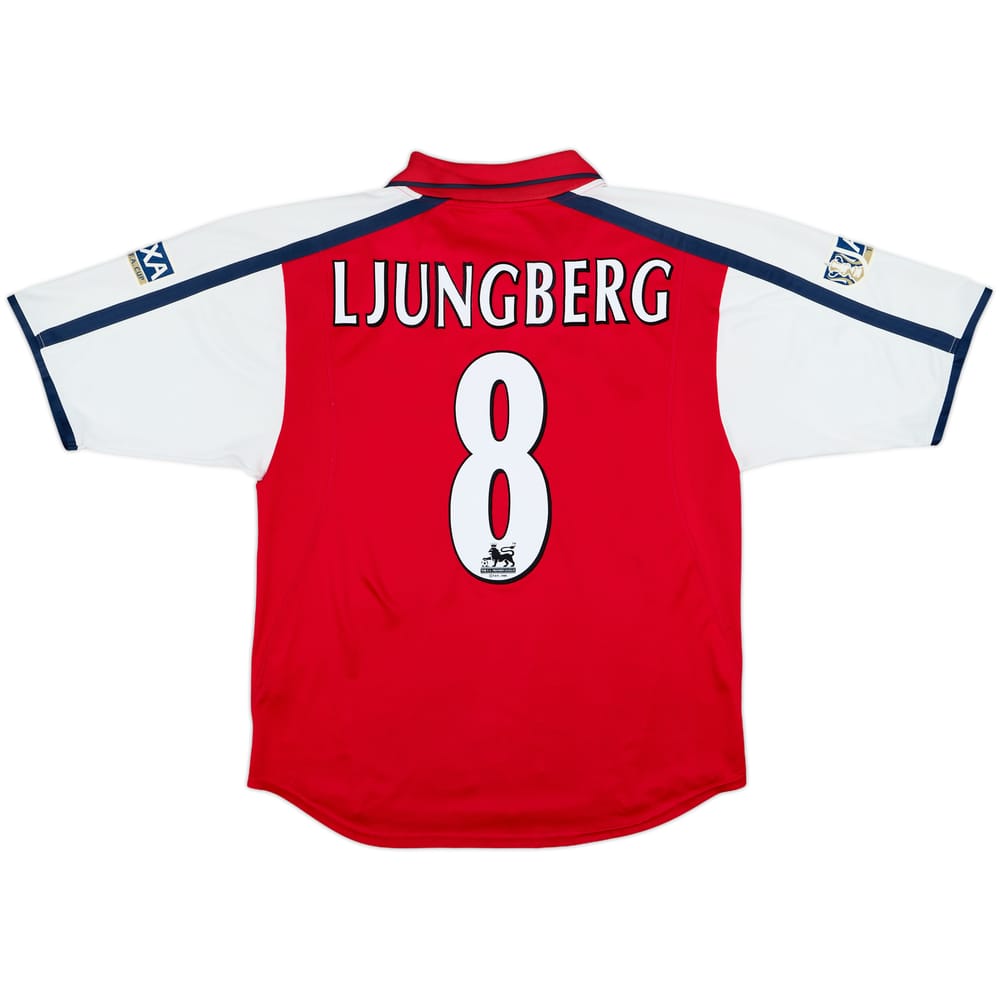 2000-02 Arsenal Home Shirt Ljungberg #8 - 6/10 - (L)