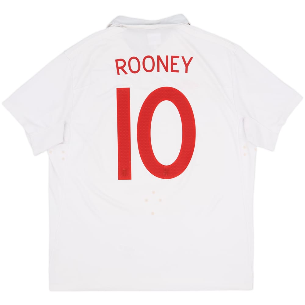 2009-10 England Home Shirt Rooney #10 - 6/10 - (L)