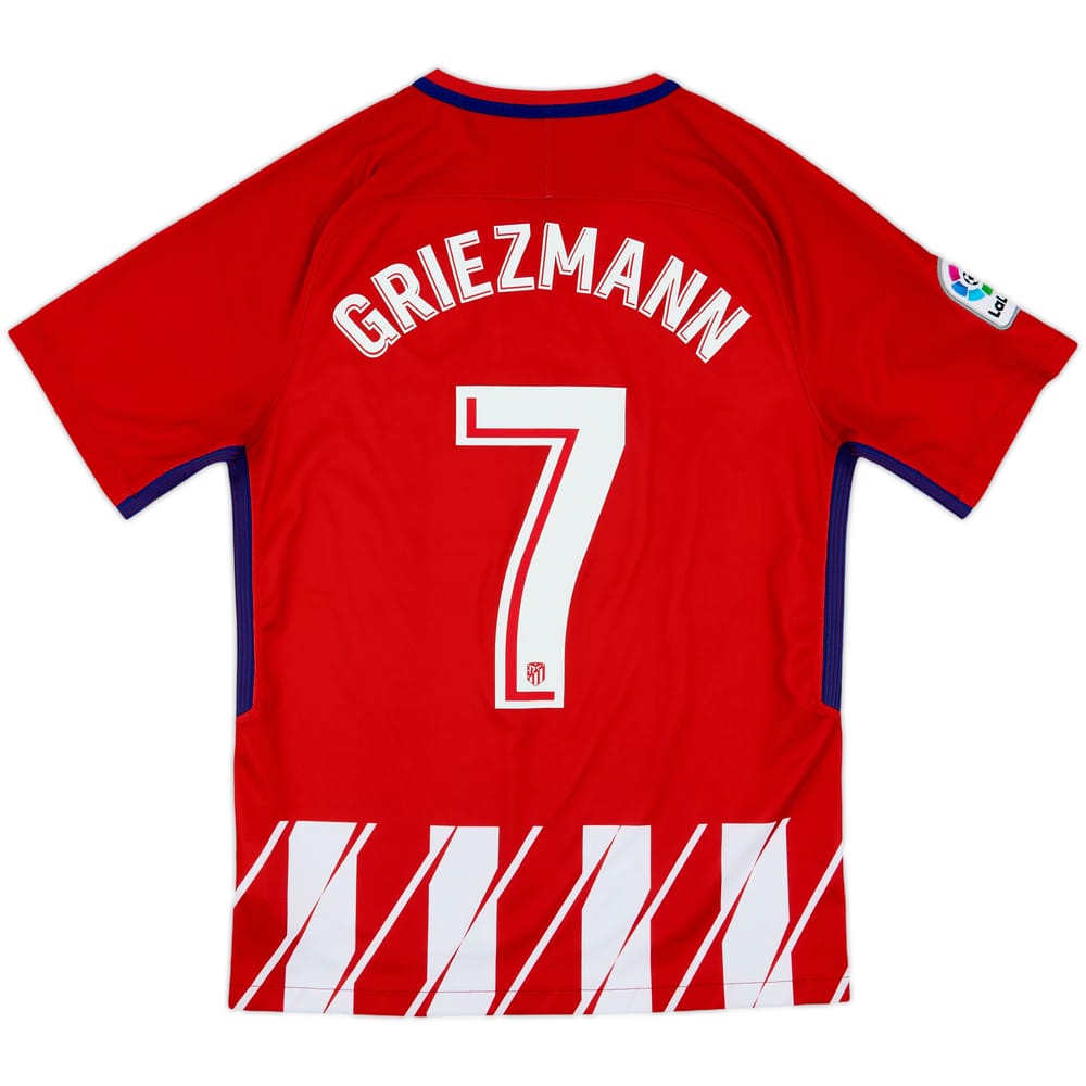 2017-18 Atletico Madrid Home Shirt Griezmann #7 - 7/10 - (S)