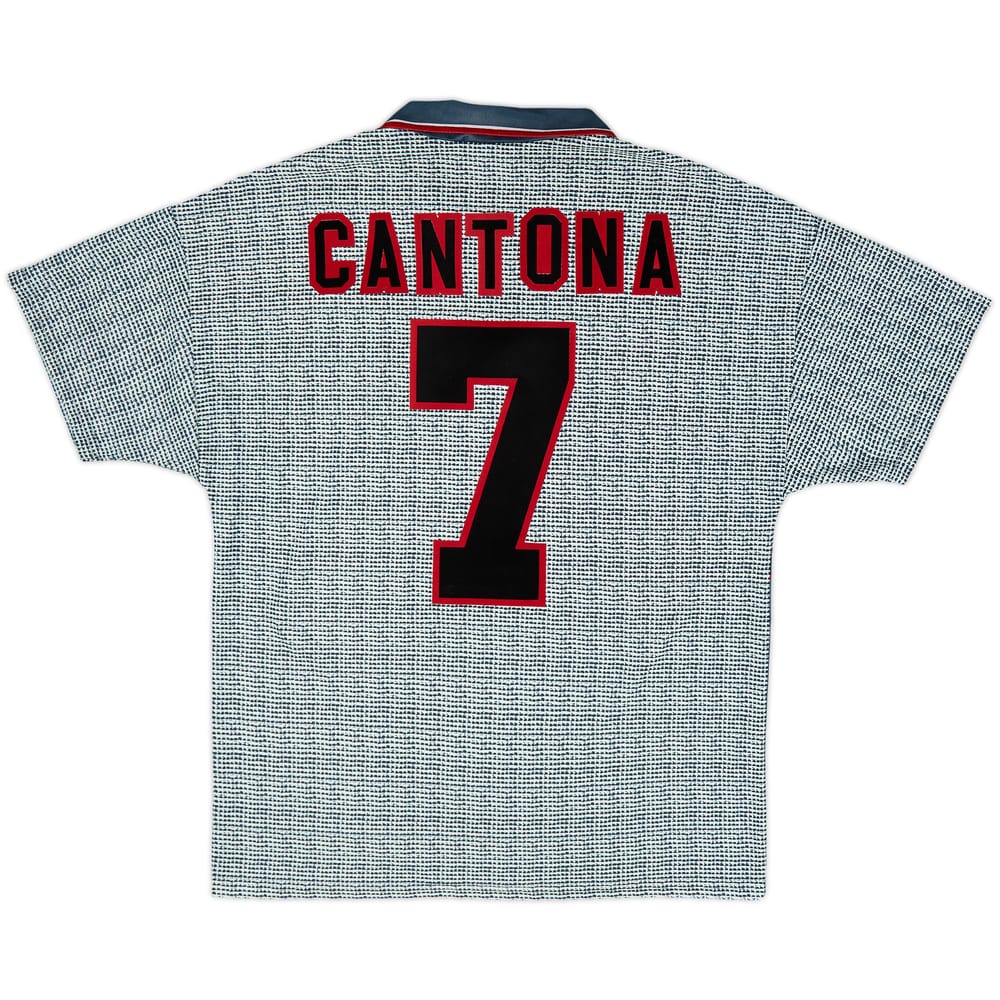1995-96 Manchester United Away Shirt Cantona #7 - 8/10 - (M)
