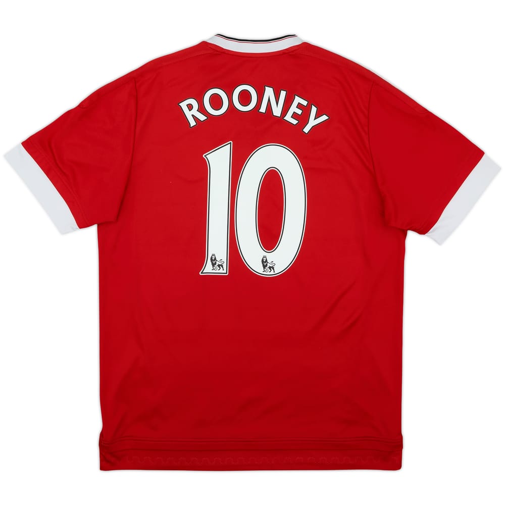 2015-16 Manchester United Home Shirt Rooney #10 - 6/10 - (L)