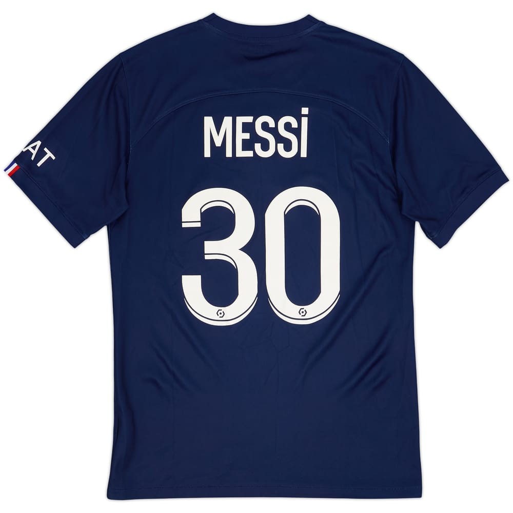 2022-23 Paris Saint-Germain Home Shirt Messi #30 - 7/10 - (S)