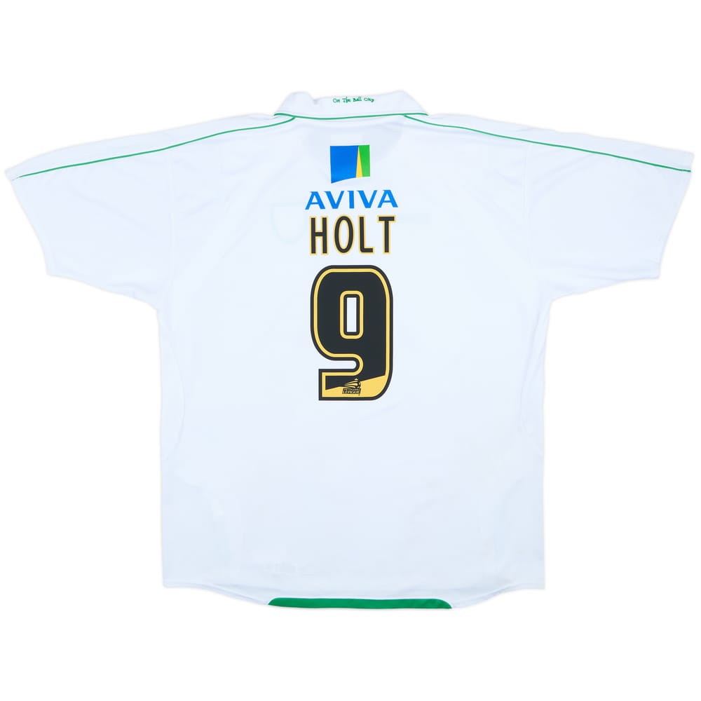 2009-11 Norwich Away Shirt Holt #9 - 6/10 - (3XL)