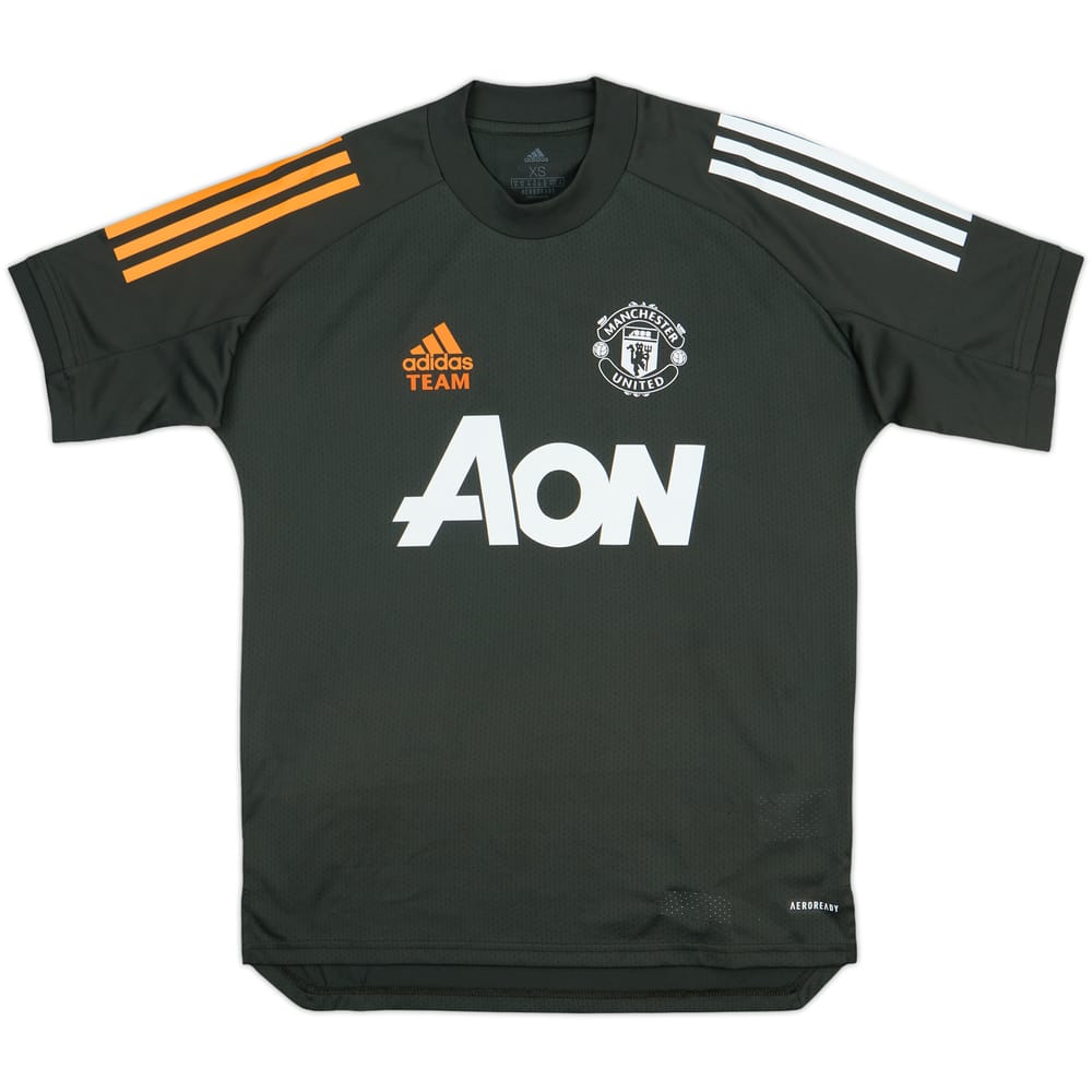2020-21 Manchester United adidas Staff Issue Training Shirt TEAM - 8/10 - (XS)