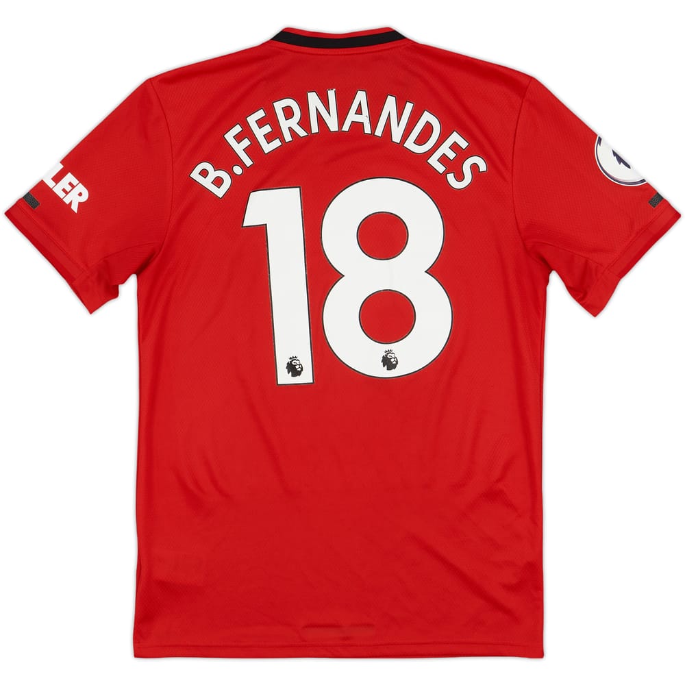 2019-20 Manchester United Home Shirt B.Fernandes #18 - 7/10 - (S)