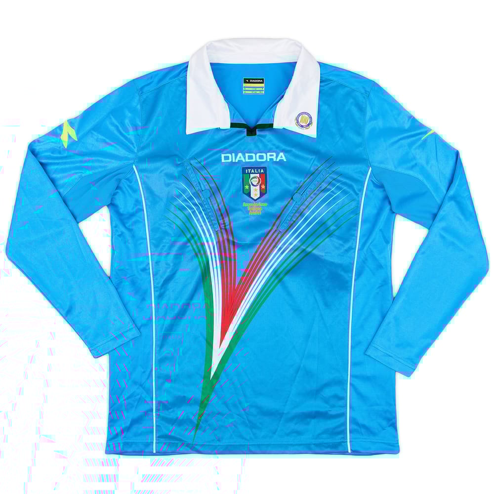 2011-12 Italy Diadora Centenary Referee L/S Shirt - 9/10 - (M)