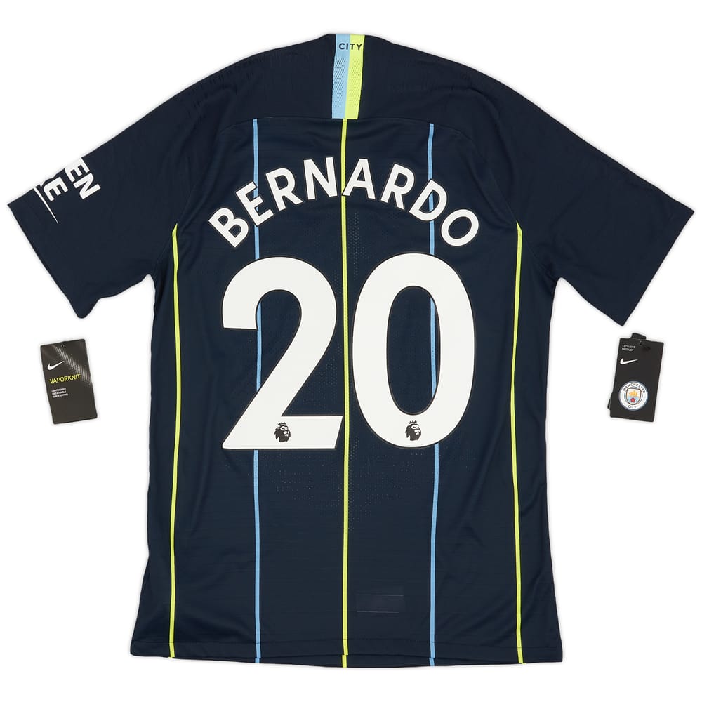 2018-19 Manchester City Authentic Away Shirt Bernardo #20 (M)